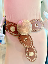 Bold Metal Buckle Belt