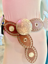 Bold Metal Buckle Belt