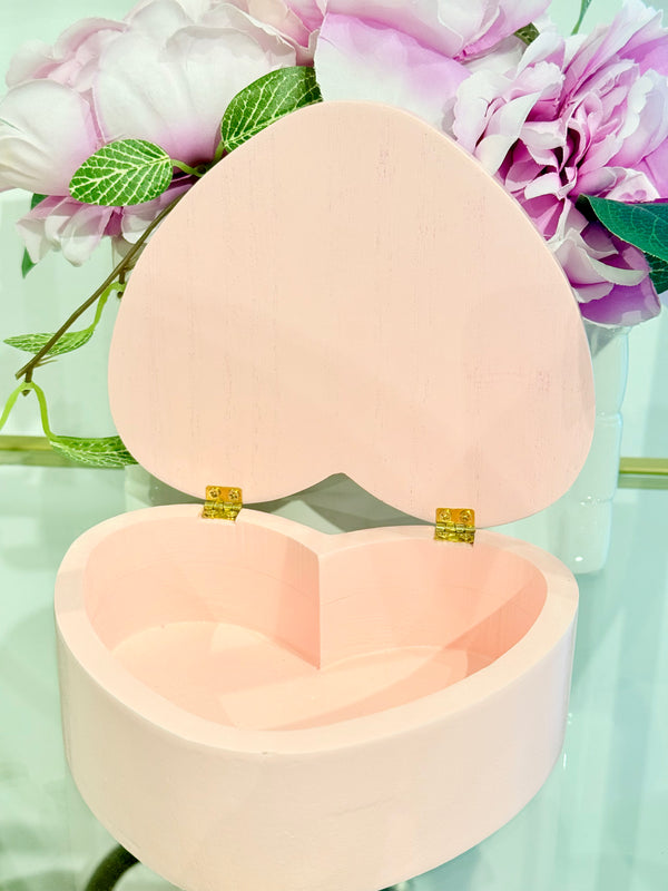 Mom Heart Wooden Gift Box