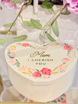 Mom Heart Wooden Gift Box