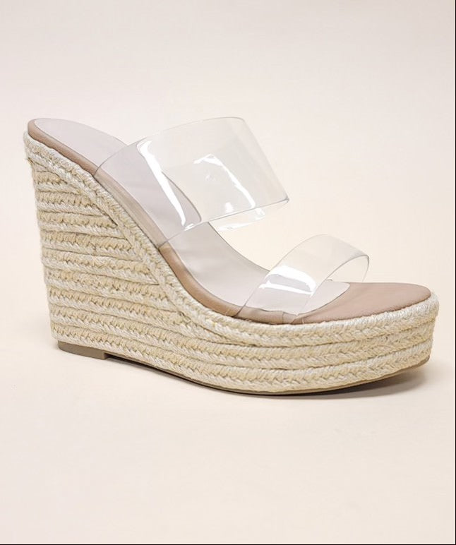 Penelope Clear Wedges