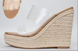 Penelope Clear Wedges