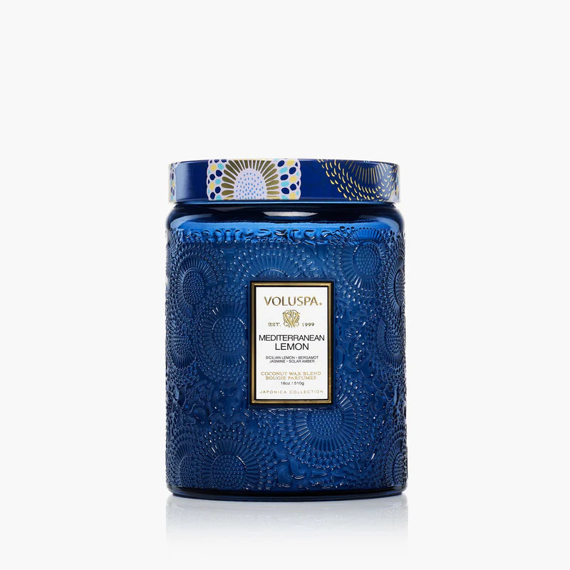 Mediterranean Lemon Large Jar Candle