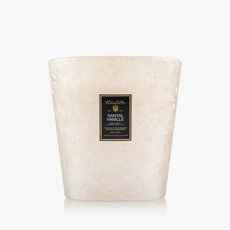Santal Vanille 3 Wick Hearth Candle