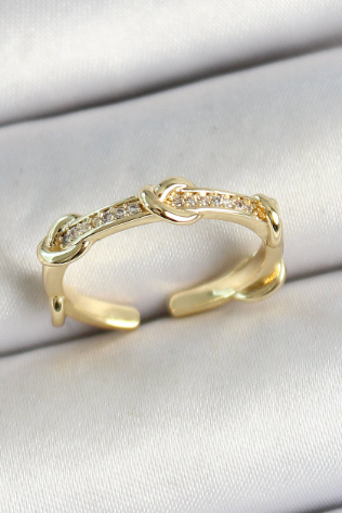 Knot Adjustable Ring