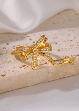 Bow Adjustable Open Ring