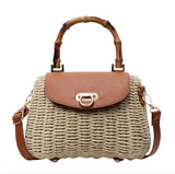 Bamboo Charm Woven Mini Bag