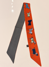 Elegance Twill Silk Scarf