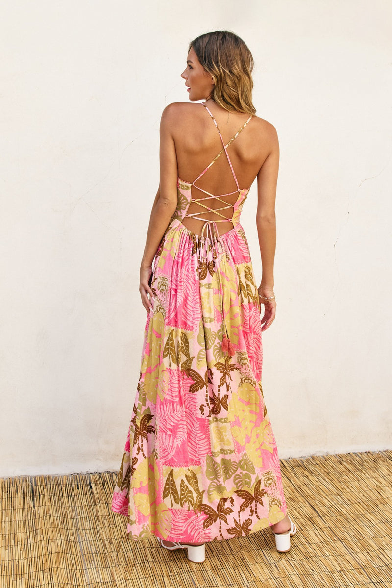 Luna Front Knot Maxi Dress