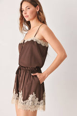 Maisy Solid Woven Romper