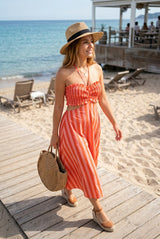 Capri Sunset Midi Dress