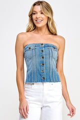 Annie Denim Top