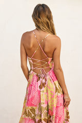 Luna Front Knot Maxi Dress