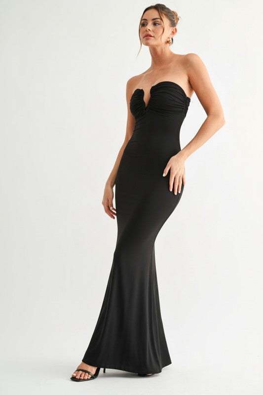 Elena Strapless Maxi Dress