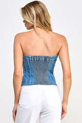 Annie Denim Top