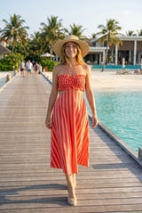 Capri Sunset Midi Dress