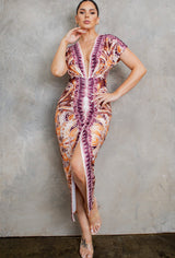 Jill V-Neck Maxi Dress