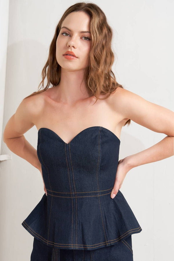 Skye Denim Top