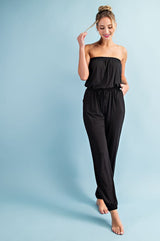 Carrie Jogger Tube Top Jumpsuit