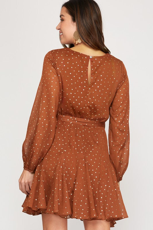 Marie Dotted Tunic Dress