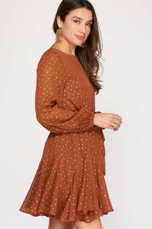 Marie Dotted Tunic Dress