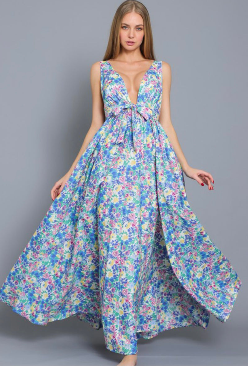 Fiona Floral Maxi Dress