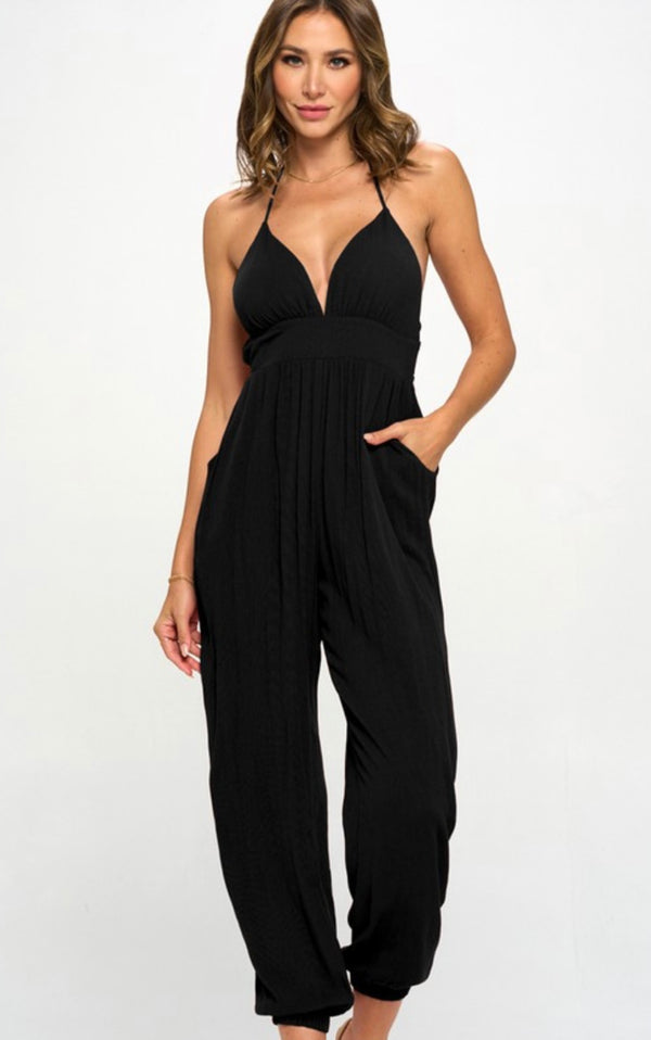 Kiki Halter Jumpsuit