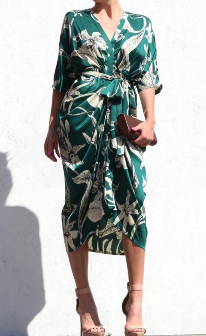 Priscilla Satin Dress