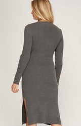 Luna Knit Solid Dress