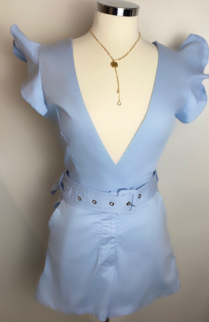 Micaela Belted Romper