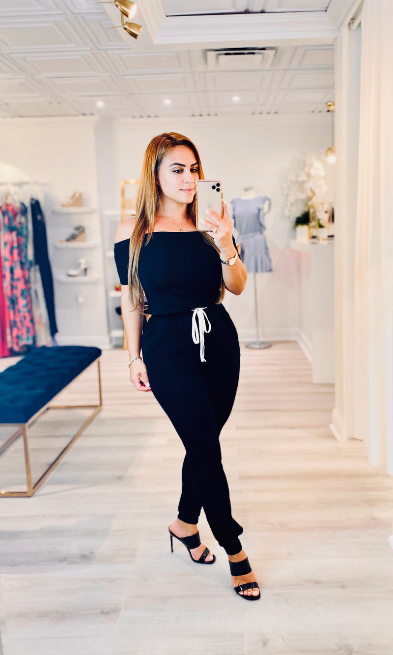 Off The Shoulder Jumpsuit