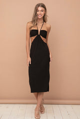 Ania Cut Out Midi Dress