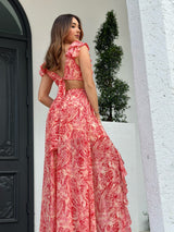 Arabella Ruffled Maxi Dress